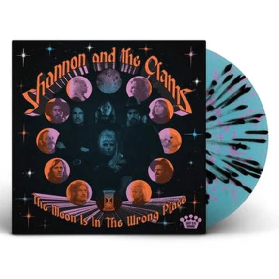 Shannon  The Clams - The Moon Is In The Wrong Place [Indie Exclusive Limited Edition Blue w/ Neon Pink + Black Splatter LP]