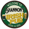 thumbnail image 1 of Shannon's Irish Pub 14" Round Metal Sign Kitchen Bar Wall Décor 100140036439, 1 of 1