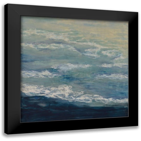 Shanti, Shima 12x12 Black Modern Framed Museum Art Print Titled - Above the Clouds