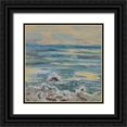 thumbnail image 1 of Shanti, Shima 26x26 Black Ornate Wood Framed with Double Matting Museum Art Print Titled - Beyond the Restless Sea, 1 of 4