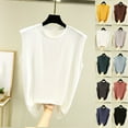 thumbnail image 1 of ShaoRunShi Modal Soft Sleeveless Shirts for Women Crew Neck Yoga Tee Summer Flowy Workout Tank Tops, 1 of 6