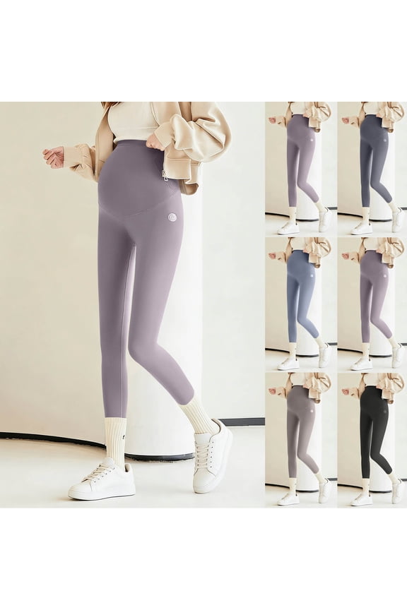 Women's Maternity Leggings Over The Belly Pregnancy Yoga Pants Active Wear Workout Leggings for Pregnant Women