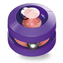 ShaoXinWan Ball Toy Fidget Cubes, Top Spinning Toy for Stress Relief, Decompression Puzzle Games for Kids, Adults, and Children, I for Relaxation and Mental Stimulation(Purple)