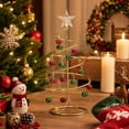 thumbnail image 1 of ShaoXinWan Christmas Tree Tabletop Ornament, Bell Accent Figurine with Decorative Detail, Christmas Decorations Indoor Outdoor for Shelf Desk Garden, 1 of 9