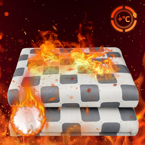 ShaoXinWan Cozy Soft Flannel Heated Winter Blanket Heated Blanket Electric Throw, Soft Flannel Electric Blanket, Non-woven Brushed Velvet Electric Blanket 36V Voltage