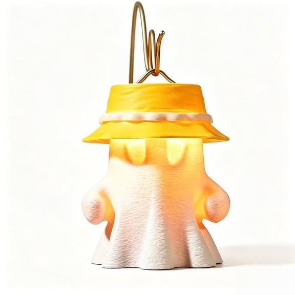 ShaoXinWan Ghost Camping Lantern Shade Cover, Waterproof LED Light Diffuser, Portable Spooky Decor Accessory for Glamping Backyard Tent Halloween Party