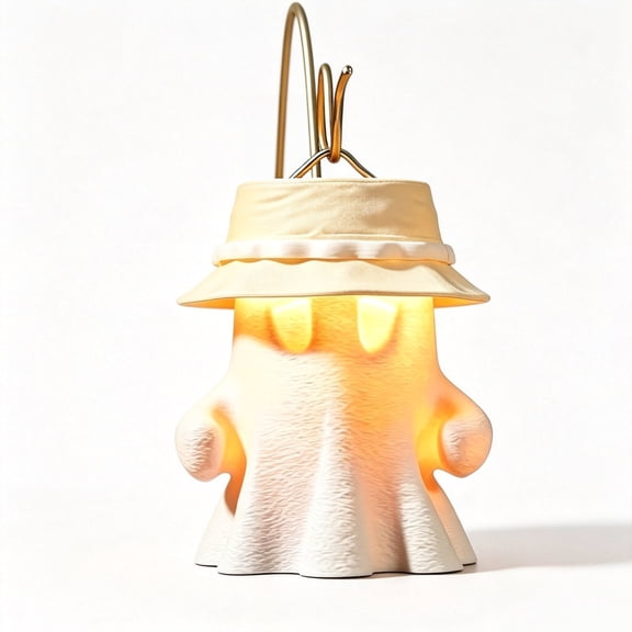 ShaoXinWan Ghost Camping Lantern Shade Cover, Waterproof LED Light Diffuser, Portable Spooky Decor Accessory for Glamping Backyard Tent Halloween Party