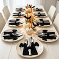 thumbnail image 1 of ShaoXinWan Halloween Bat Ghost Felt Placemat Set,Heat Resistant Non Slip Dining Table Mats,Spooky Reusable Washable Placemats for Table Setting and Party Decor, 1 of 6