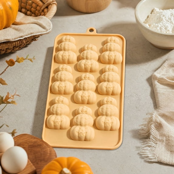 ShaoXinWan Halloween Themed Cake Mold, Pumpkin Ghost Witch Hat Shaped Baking Pan Tray, Halloween Baking Accessory for Baking, Chocolate and Treat