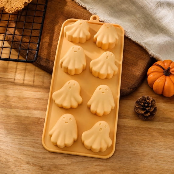 ShaoXinWan Halloween Themed Cake Mold, Pumpkin Ghost Witch Hat Shaped Baking Pan Tray, Halloween Baking Accessory for Baking, Chocolate and Treat