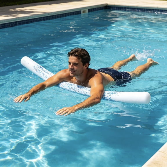ShaoXinWan Inflatable Glitter Pool Float Stick, Sparkly Floatation Noodle with Puncture Resistant PVC, Lightweight Water Float Toy for Swimming Pool Beach Lake Outdoor Water Activities