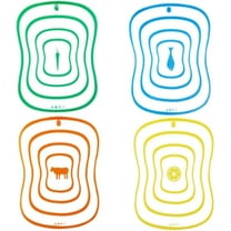 ShaoXinWan Non-Slip Chopping Board for Meat & Vegetables - Frosted Cutting Board, Durable Kitchen Cutting Mat for Food Preparation, Non-Slip Meat and Vegetable Chopping Board for Safe Use(Multicolor)