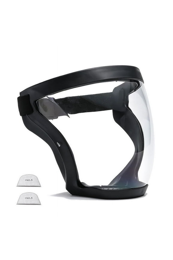 ShaoXinWan Transparent Face Mask and Proof Full Face Protective Mask, I for Full Coverage Protection, Clear Visibility with Effective Safety Features for Outdoor and Public Spaces(H)