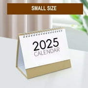 ShaoXinWan&nbsp;2025 Unprinted Kraft Paper Calendar, Eco-Friendly Design with Blank Monthly and Daily Pages, Ideal for Personal Customization, Yearly Planning Organizer(C)