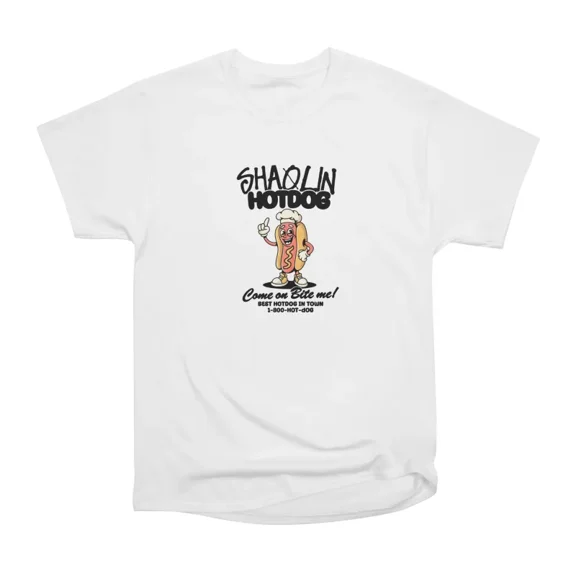 Shaolin Hotdog T-Shirt Tee Gift For Him Merch For Her Apparel For Friend
