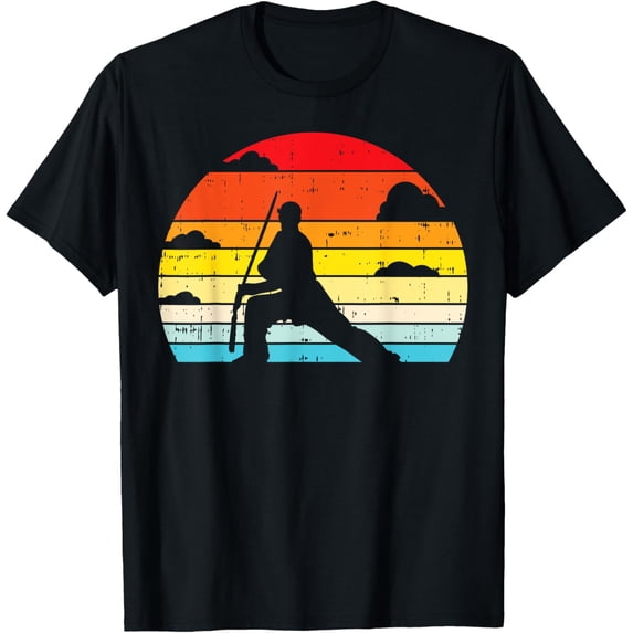 Shaolin Kung Fu Forward Pose Retro Chinese Martial Arts Gift T-Shirt