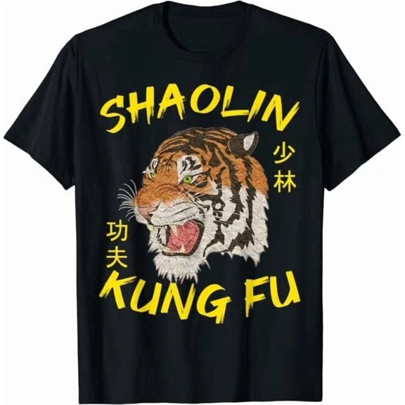 Shaolin Kung Fu Tiger Martial Design Great Gift Idea T-Shirt Unisex S-5XL Hot Trending Shirt, Vintage Birthday Gift