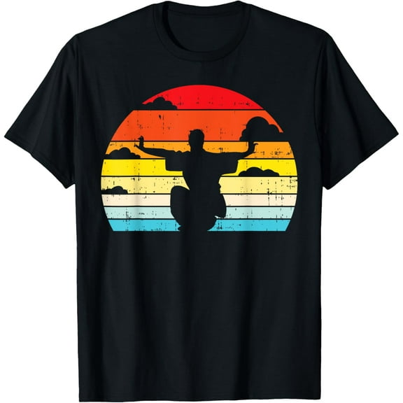 Shaolin Kung Fu Twist Pose Retro Chinese Martial Arts Gift T-Shirt