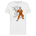 thumbnail image 1 of Shaolin Monk Kung Fu Stance T-Shirt Men -Image by Shutterstock, Male x-Large, 1 of 2