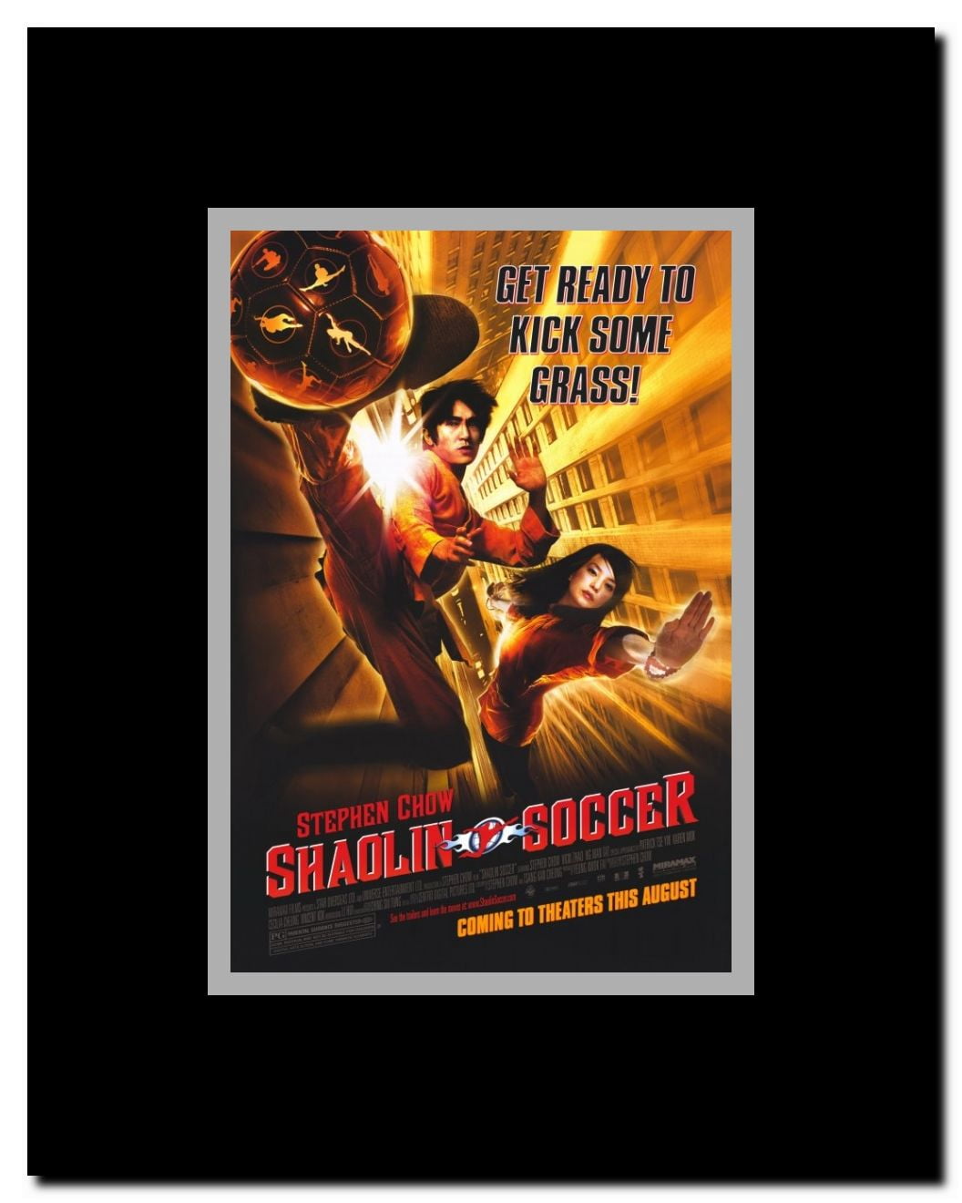 Shaolin Soccer Framed Movie Poster