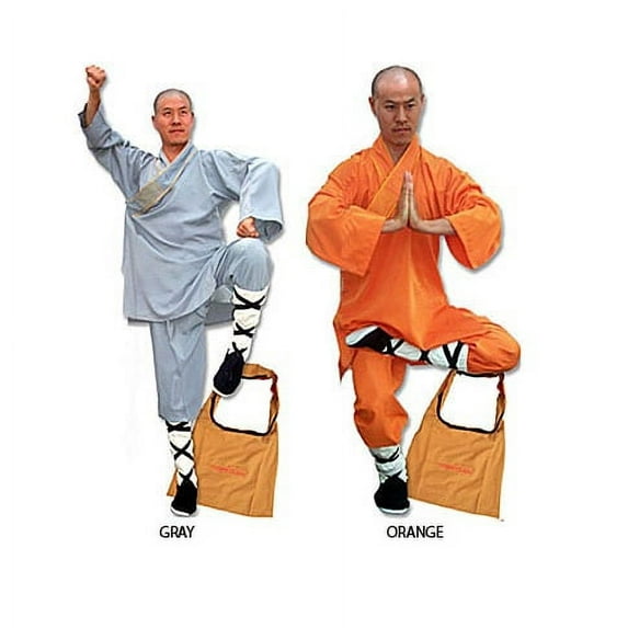 Shaolin Warrior Monk Robe Grey Medium