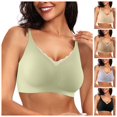 thumbnail image 1 of Shaoxi Womens Bras Wireless Comfortable Bra Supportive No Underwire Bras Tshirt Push Up Bralettes Plunge Seamless Bra, 1 of 5
