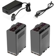 Shape 2x BP-U100 98Wh 14.4V 6800mAh Li-Ion Battery w/D-Tap Battery Charger