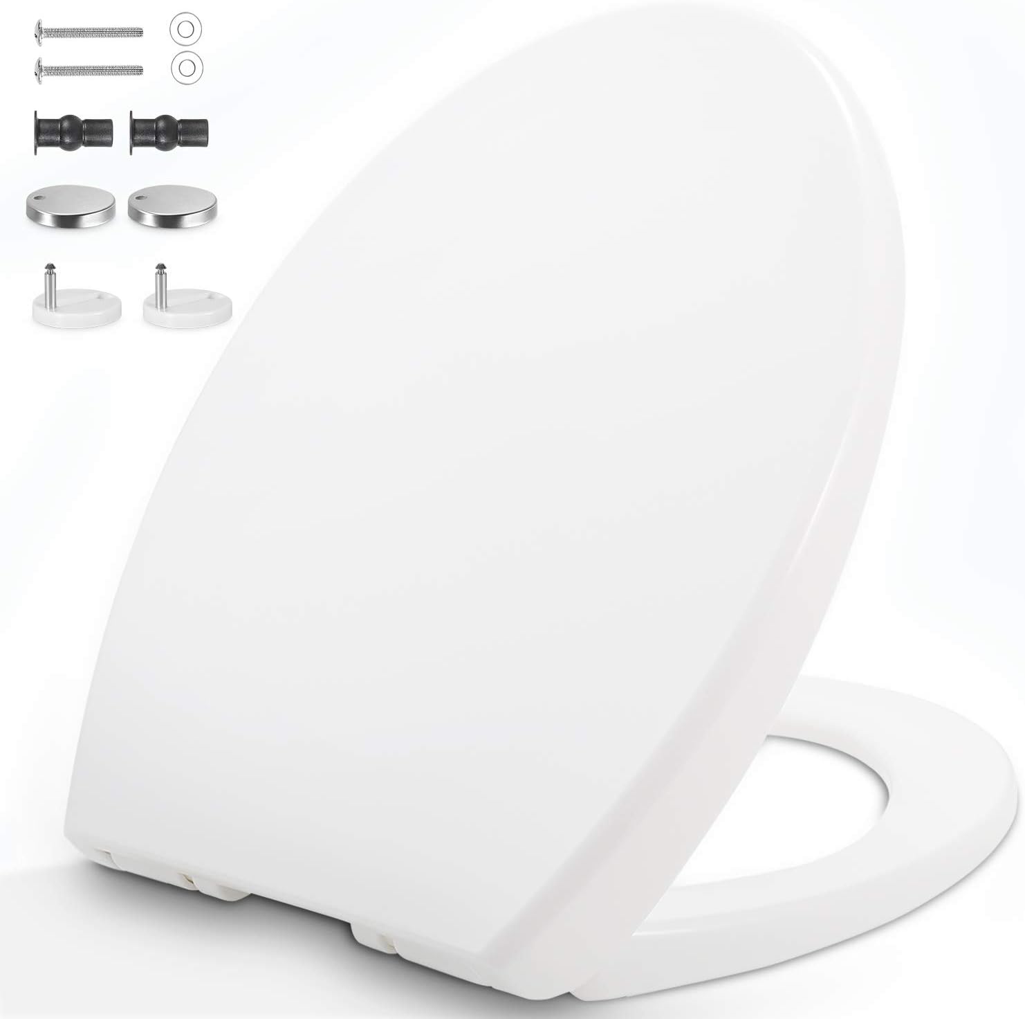 Shape Antibacterial Toilet Seat Toilet Seat Soft Close Quick Release