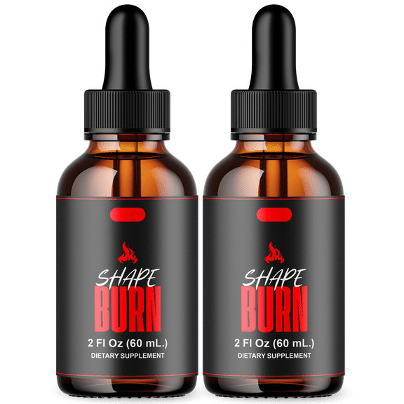 Shape Burn Drops Advanced Fitness Support All Natural Supplement 60 Servings