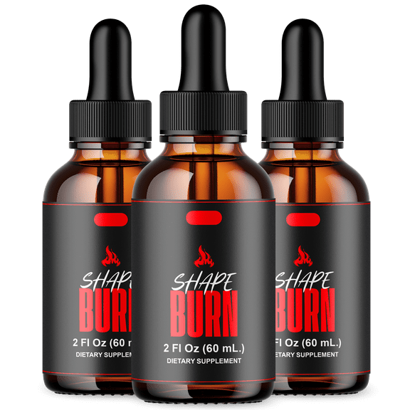 Shape Burn Drops Advanced Fitness Support All Natural Supplement 90 Servings