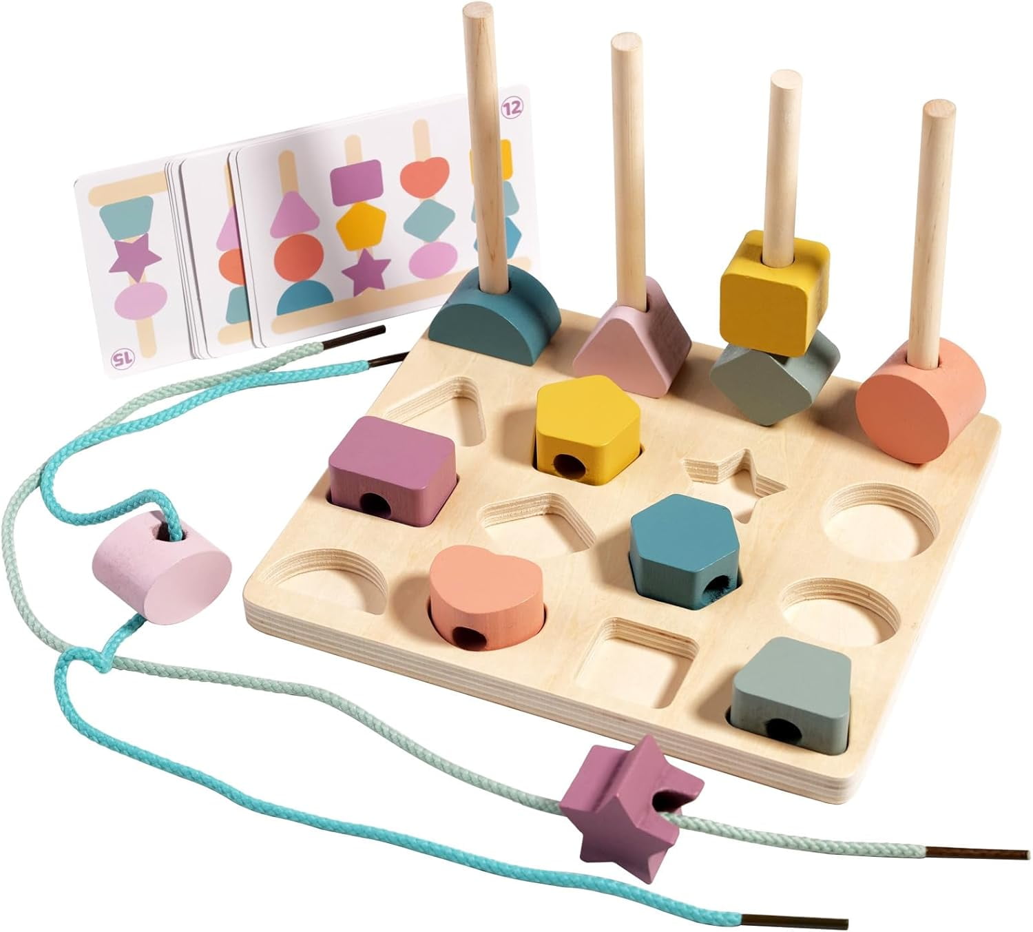Shape Color Matching Board Adult Memory Games, Dementia Activities for ...