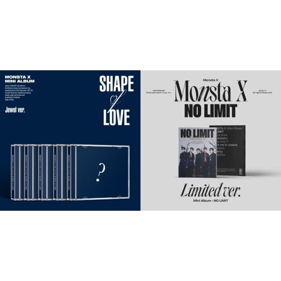 No Limit (Limited Ver.) & Shape Of Love (Jewel Ver.) [CD Bundle]