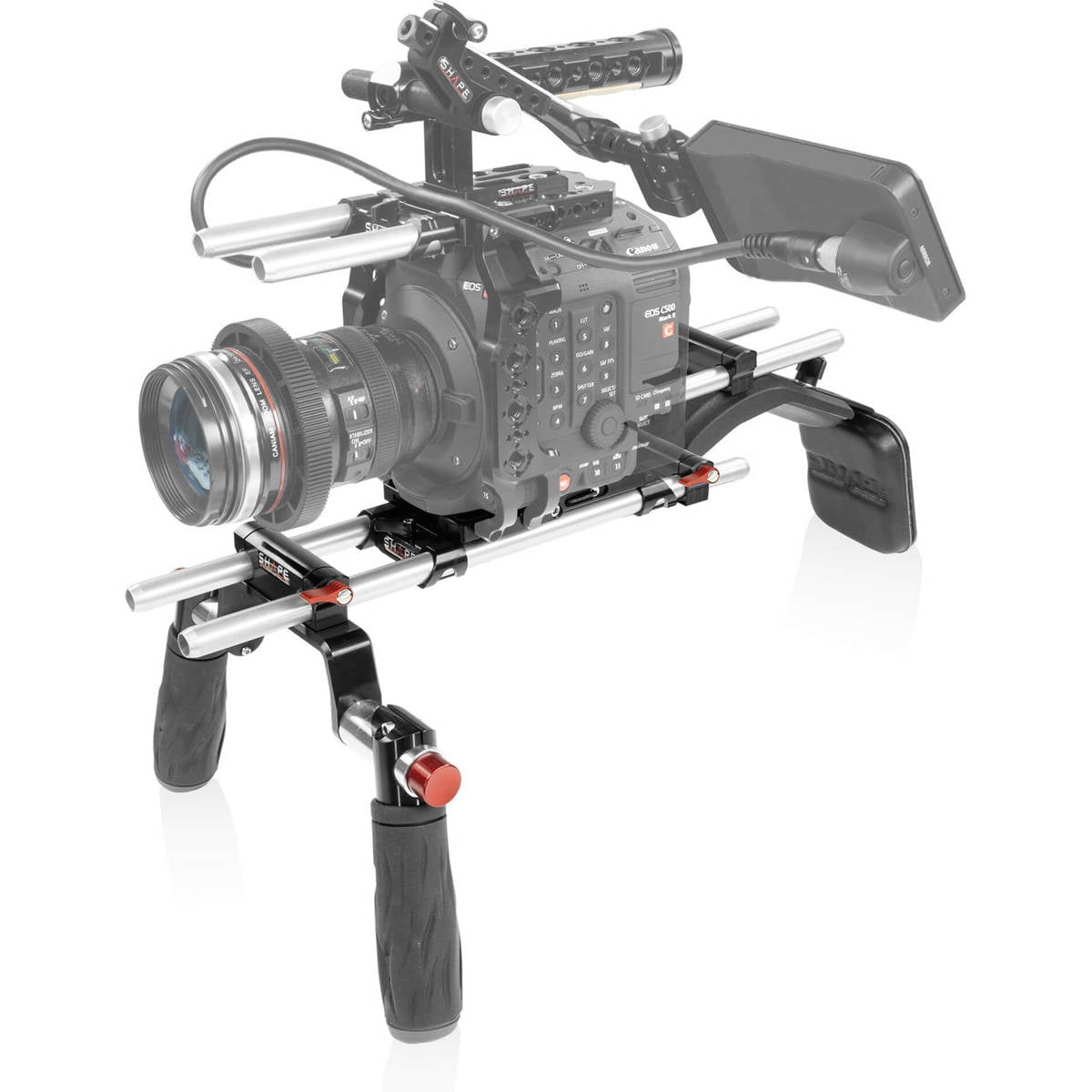 Shape Offset Camera Rig Shape Offset Rig for Canon C500 Mark II Camera - Walmart.com