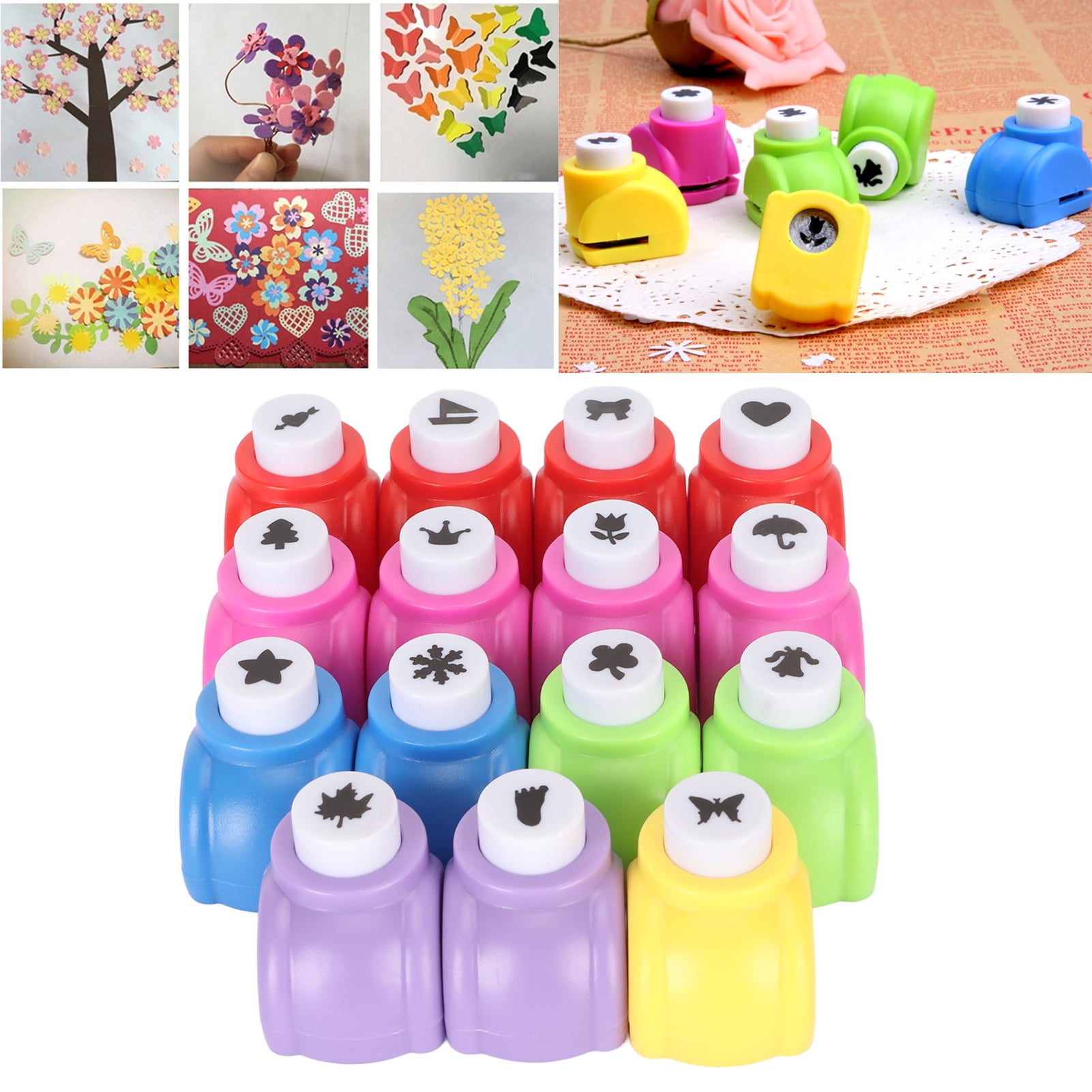 Shape Paper Punch Set, ABS Alloy Craft Holes Punch Widely Simple