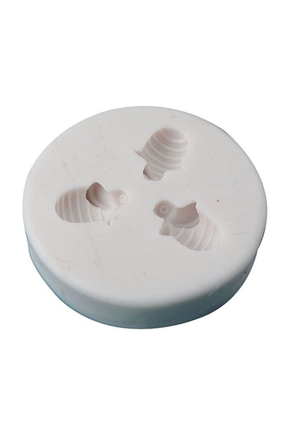 Shape Sugarcraft-Fondant Mold 3/7-cavity Little-Bee Cake-Decor Silicone Mold Chocolate Candy Mold Baking Tool
