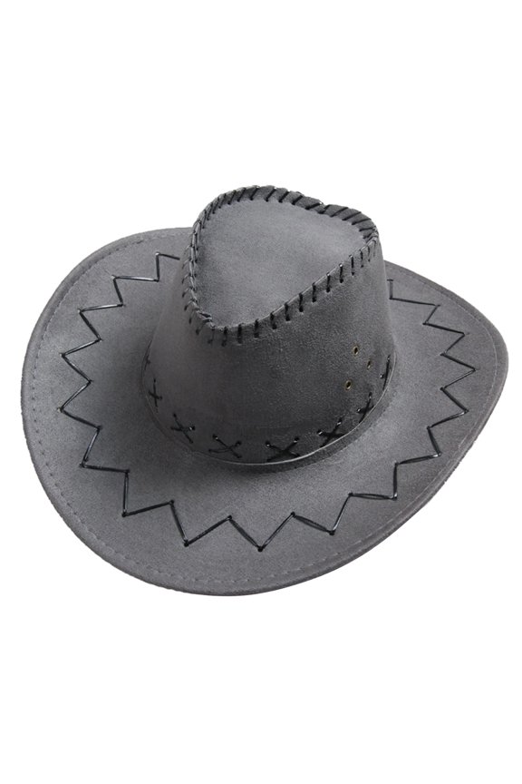 Shapeable Wide Brim Western Hat Summer Sun Protection Unisex Outdoor Cowboy Style