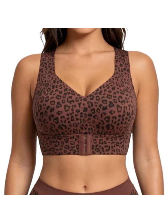 Shapecurve Posture Bra for Women Cross Back Front Closure Wireless