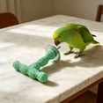 thumbnail image 1 of Shaped Bird Perch Stand for Parrots Natural Grinding Stick Nail Trimming Platform, Cage Accessories for Budgie Cockatiel Lovebird Finch - Resin Anti- Beak Grinder Stone for Cage Use, 1 of 4