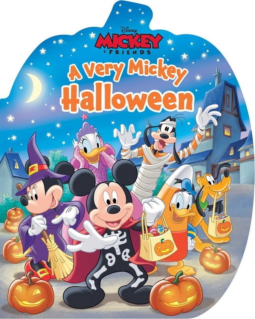 Shaped Board Books Disney Mickey \u0026 Friends: A Very Mickey Halloween (Board Book)
