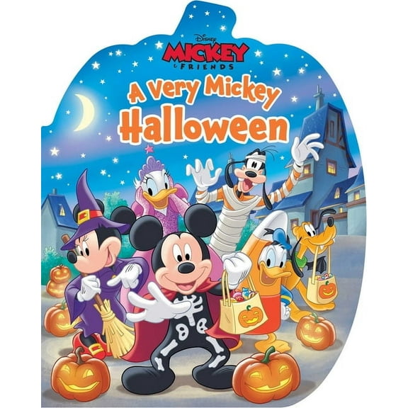 Shaped Board Books Disney Mickey & Friends: A Very Mickey Halloween (Board Book)