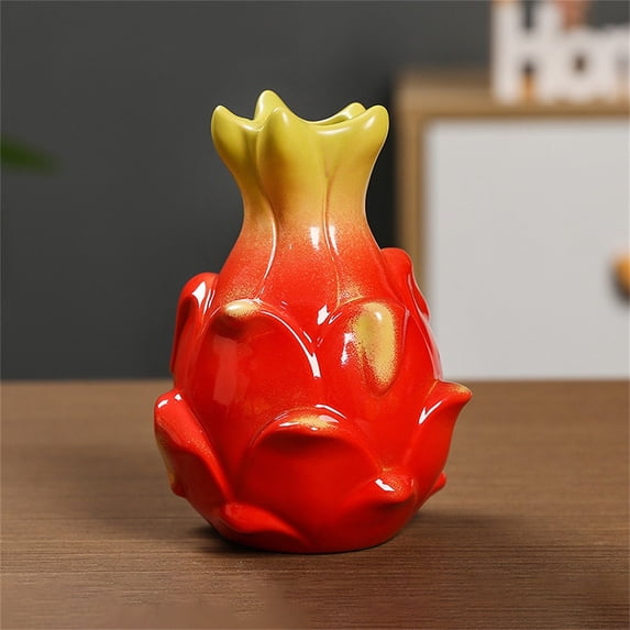 Shaped Ceramic Vase: A Fun And Soothing Desktop Item