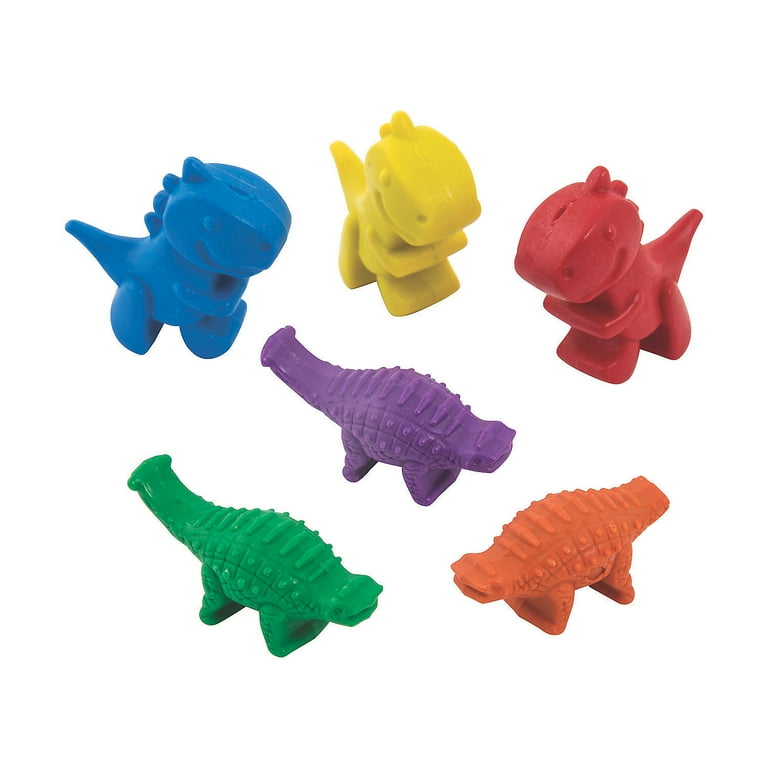 MASSRT Dinosaur Crayons for Toddlers, 12 Colors 99% Unbreakable Non-toxic  Crayon Gifts, Easy to Hold Washable Crayons for Kids, Safe Coloring Gifts