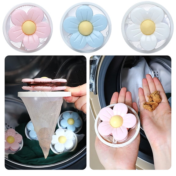 Shaped Floating Washing Machine Lint Catcher Reusable Mesh Pet & Debris Filter Trap Multi Color Laundry Washer Lint Remover Mesh