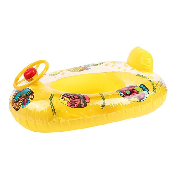 Shaped Inflatable Swimming Ring for Boy Girl Years Old Leak Thick PVC Pool Float with Handle for Secure Fun in Swimming Pool
