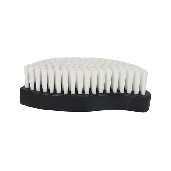 Shaped Shoe Brush Multi Functional Boar Bristle Soft Brush for Shoe Cleaning Care Polishing Daily Home and Shop Use