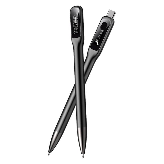 Shaped Voice Recorder, Voice OLED Screen, Direct - to Phone for Transfer/Store/Text, Meeting ,Excellent Sound Quality