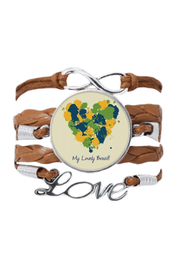 Shaped my lovely brazil brazil bracelet love chain ornament wristband