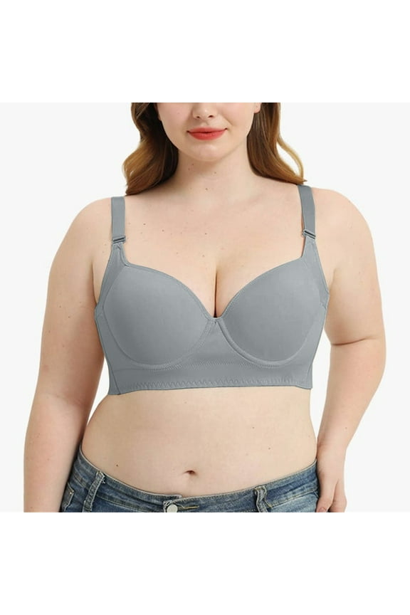 Shapedly Bra Shapedly Back Smoothing Bra Hide Back Full Back Coverage Deep Cup Bra