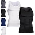thumbnail image 1 of Men's Compression Top - High-Performance Shaping Vest for Men, Large-Sized High-Rise Vest for Men, Perfect Body Shape., 1 of 7