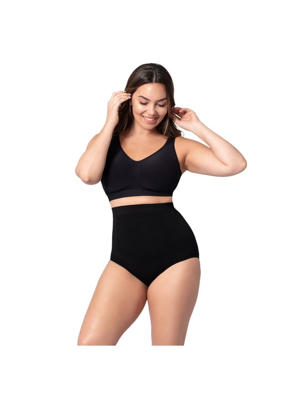Shapewear Panty - Confidence Brief Panty, Seamless Women’s Shapewear & Gentle Waist Shaping, Sizes S to 4XL
